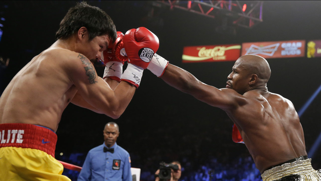 Floyd Mayweather Remains Undefeated Against Manny Pacquiao Abc7 Los Angeles