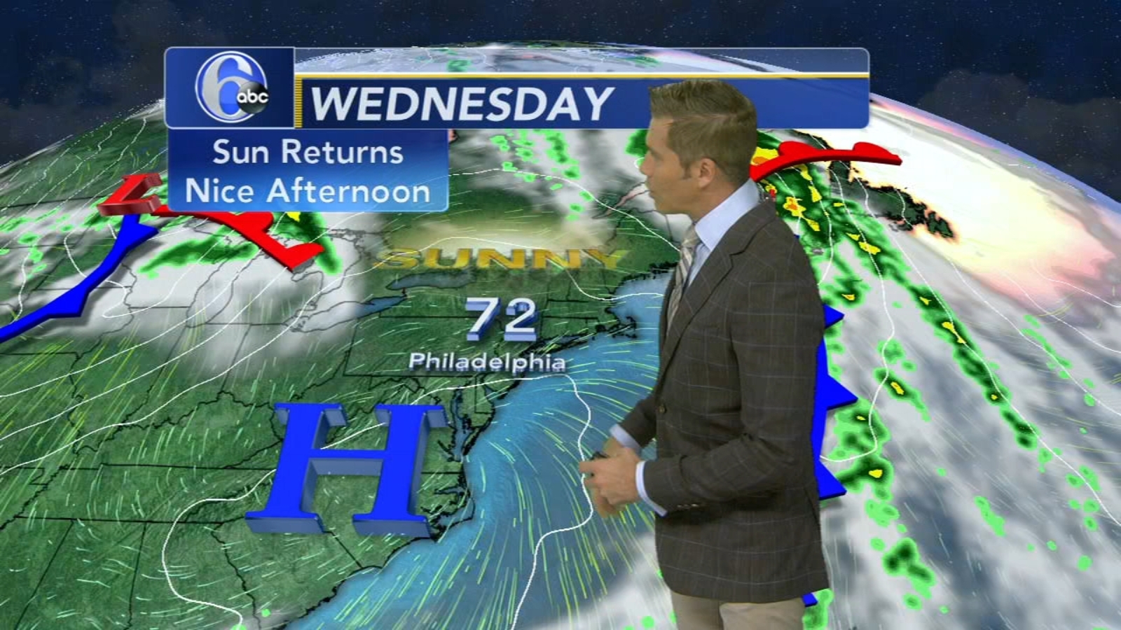 Meteorologist Adam Joseph with AccuWeather on Action News at 11 6abc