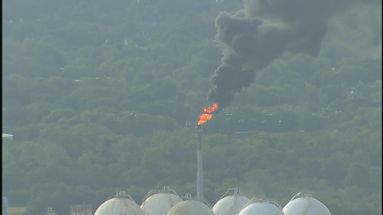 Dark smoke from plant flare hangs over Houston ABC13 Houston