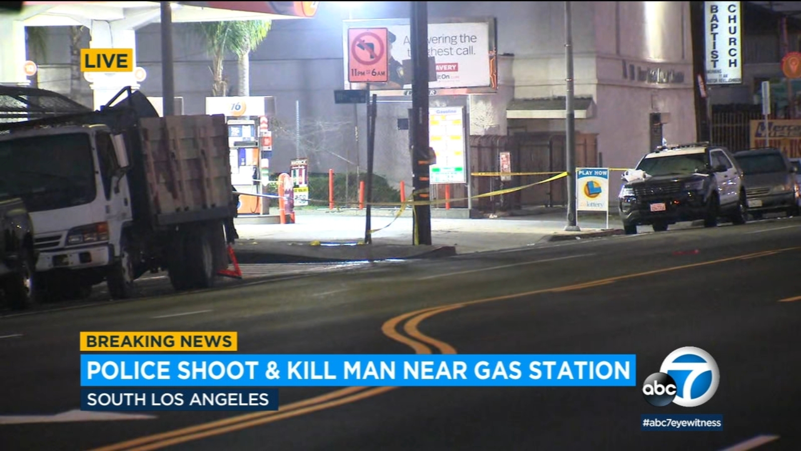 Police shoot, kill suspect who pulled gun on 4 victims at South LA gas ...
