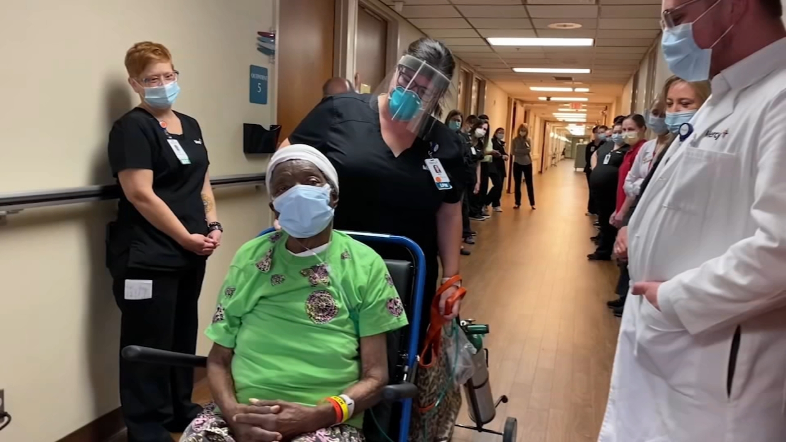 'Thank the Lord' 102yearold woman beats COVID19, returns home to