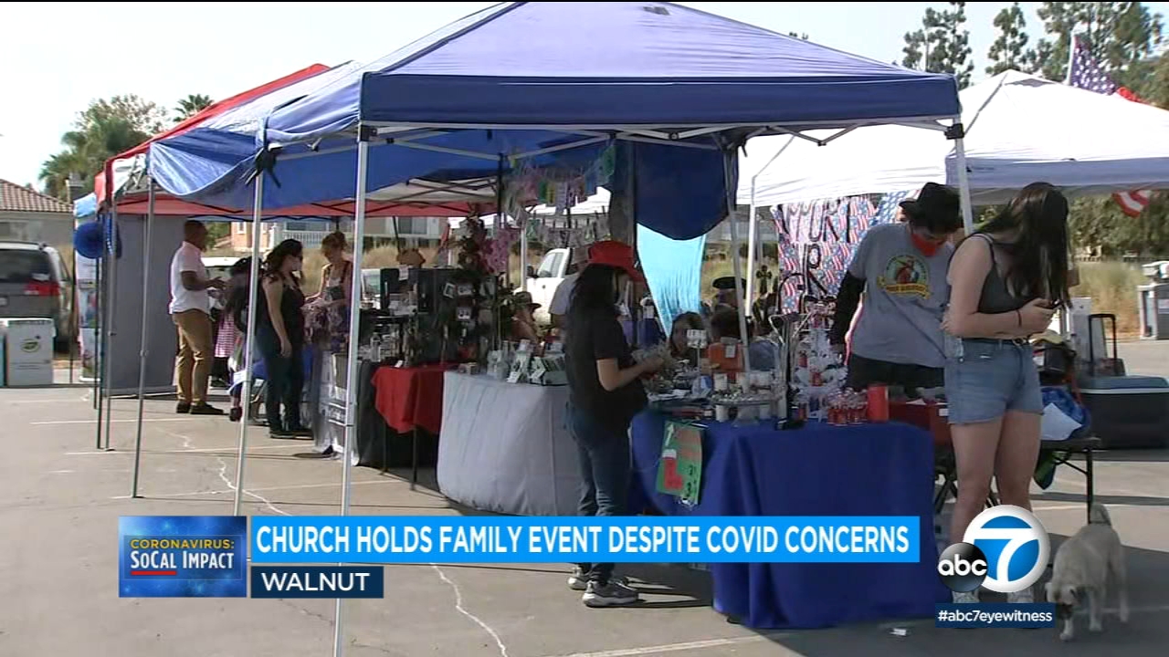 Walnut church holds outdoor family fair despite COVID-19
