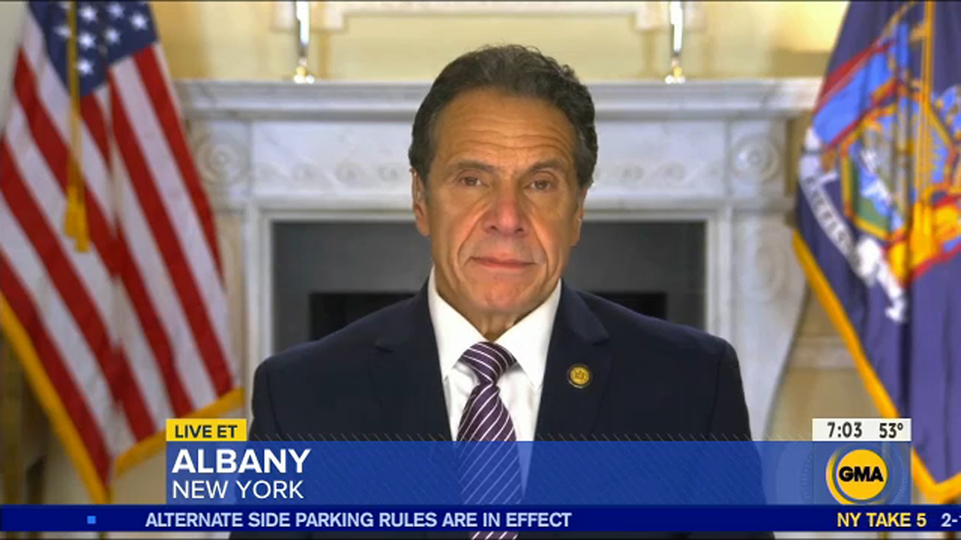 Governor Cuomo talks about COVID strategy in New York state