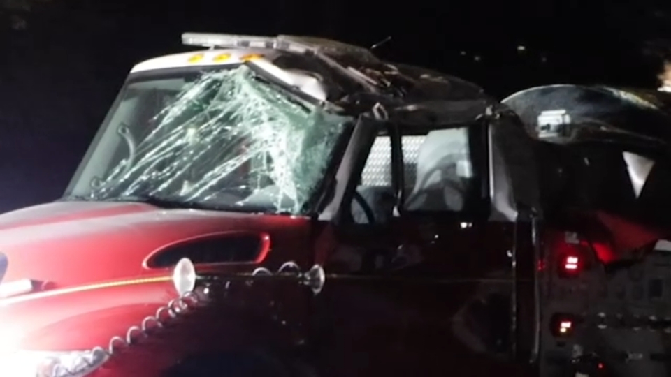 Wake County fire truck crashes on way to call