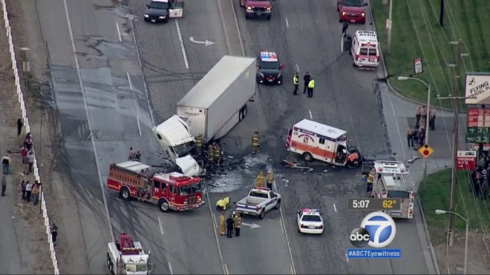 Surveillance video released of deadly Frazier Park ambulance crash