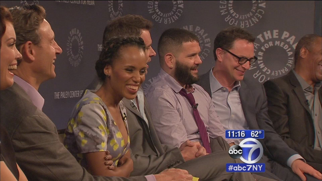 Scandal' cast talks about explosive season finale while in