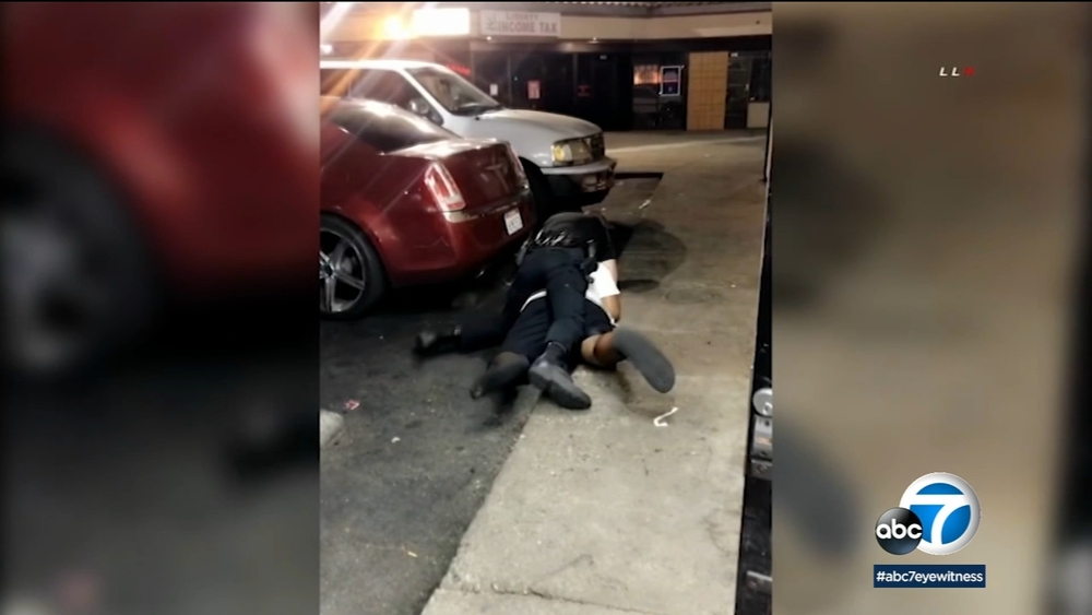 VIDEO: Armed man fatally shot by San Bernardino police during struggle
