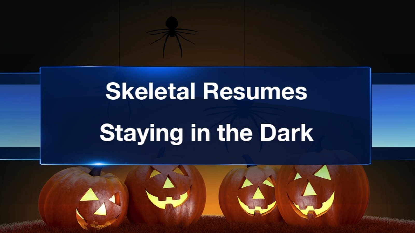 Job seekers beware �skeletal resumes�, �being wicked�, �hiding behind