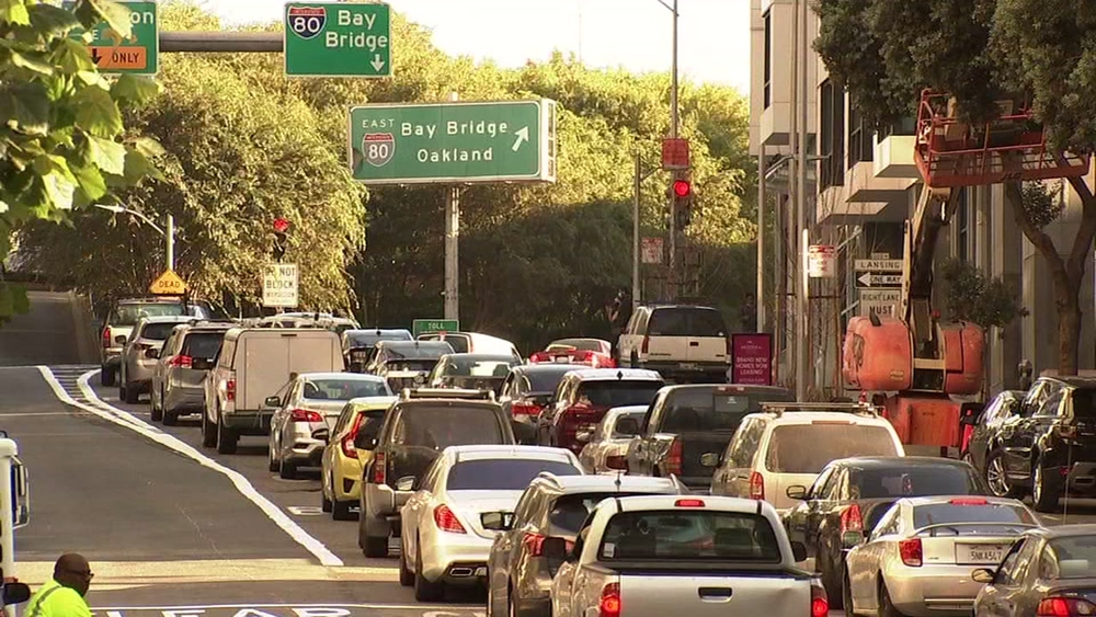 Bay Bridge traffic is picking back up 