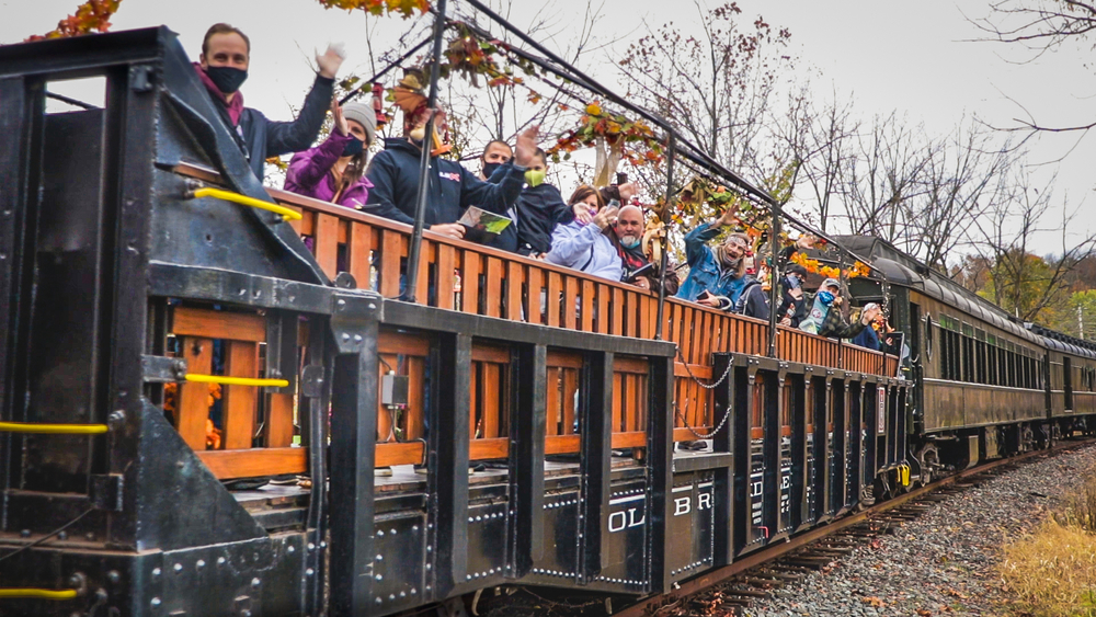 Take a historic autumn train ride on the Colebrookdale Railroad