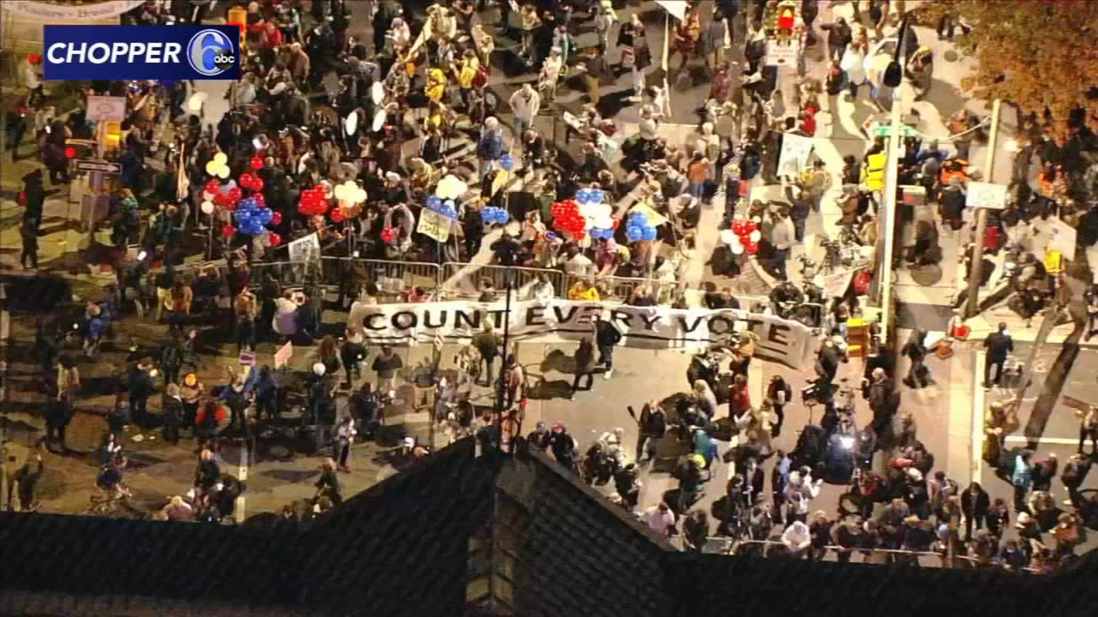 Pennsylvania election Dueling protests in Philadelphia as vote counting continues 6abc