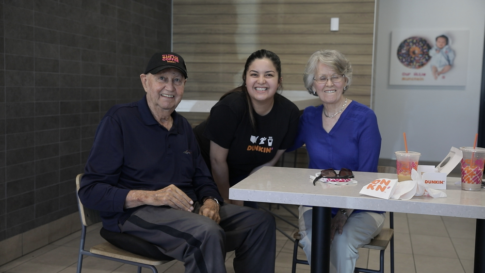 81-year-old grandpa is this donut shop's sweetest customer