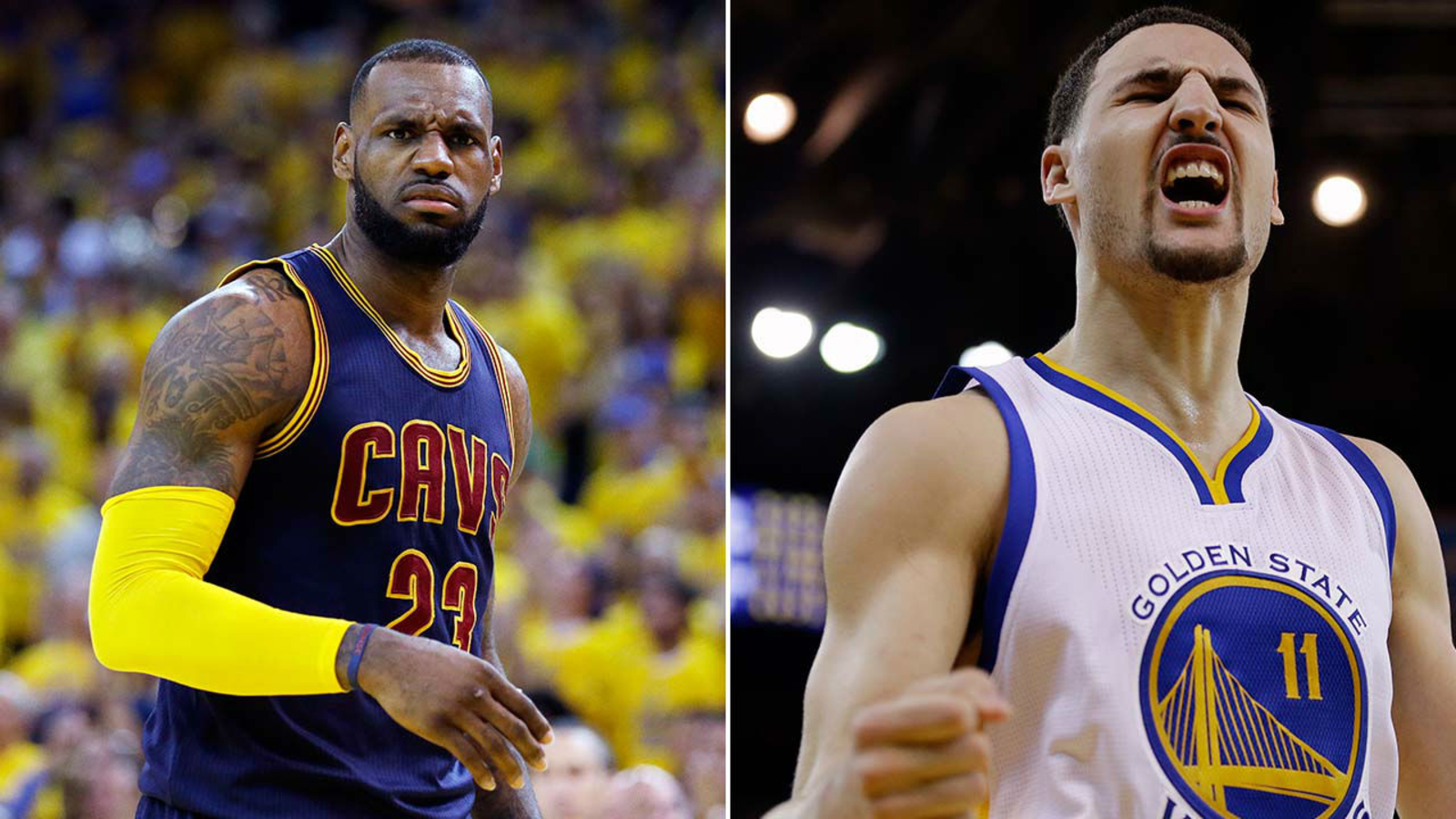 klay thompson and lebron james