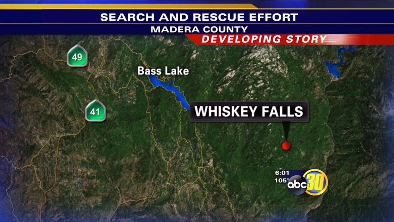 Whiskey Falls in Madera County