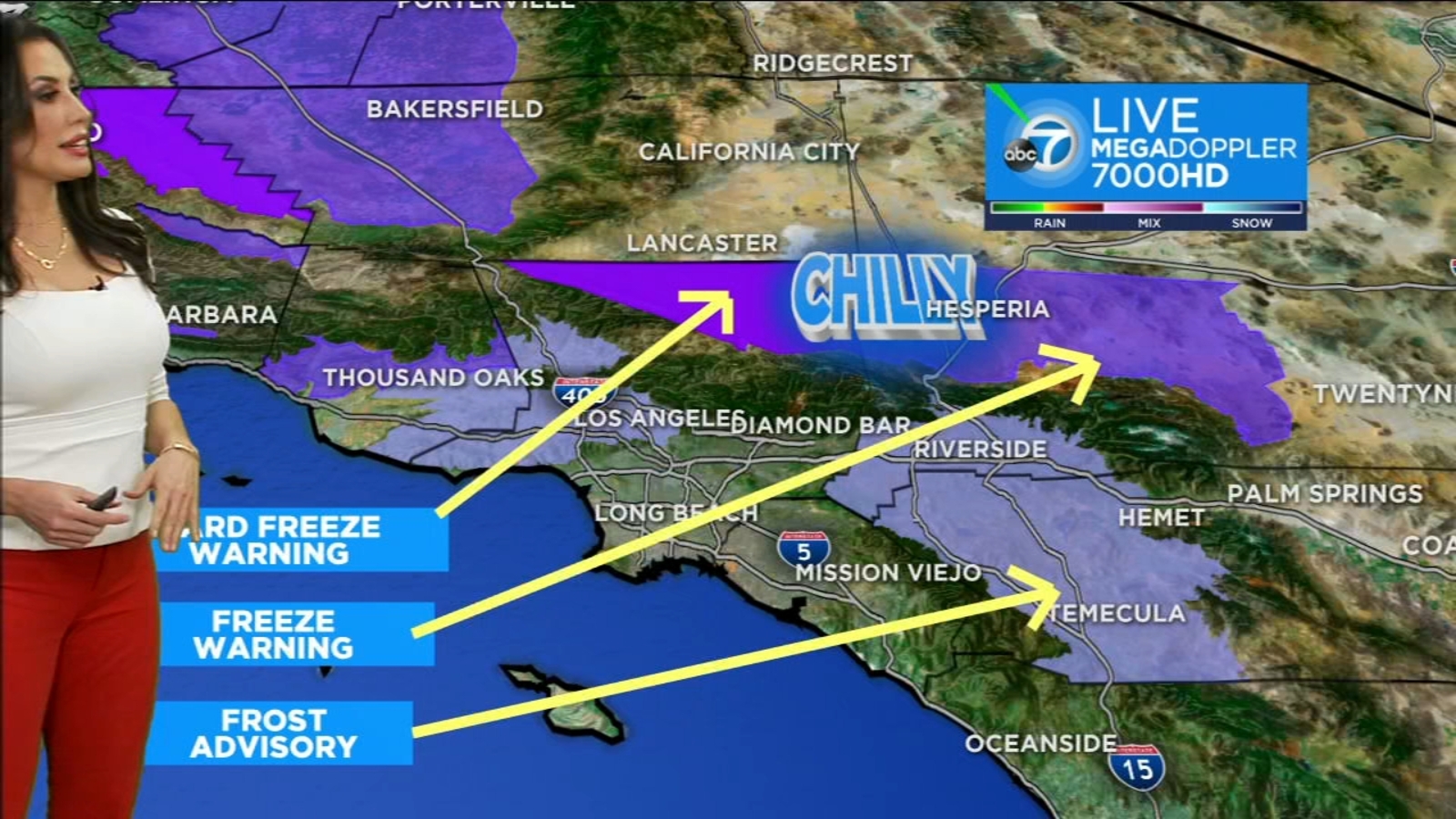 Southern California weather forecast Los Angeles, Orange County