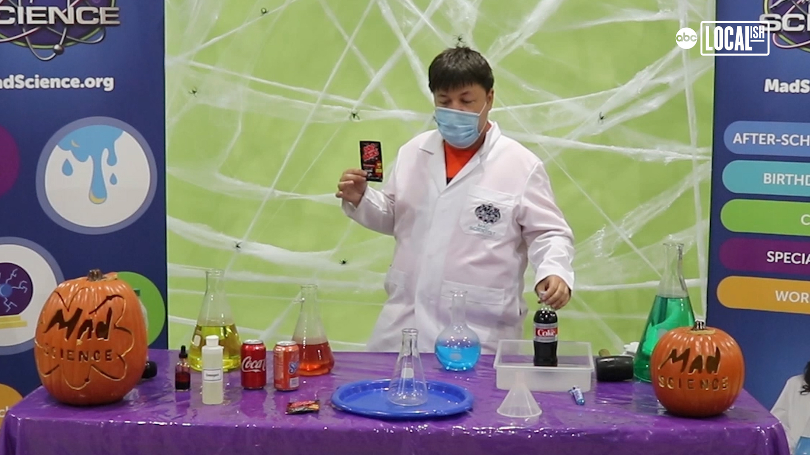 Mad Science has fun and educational activities for children to do at home.