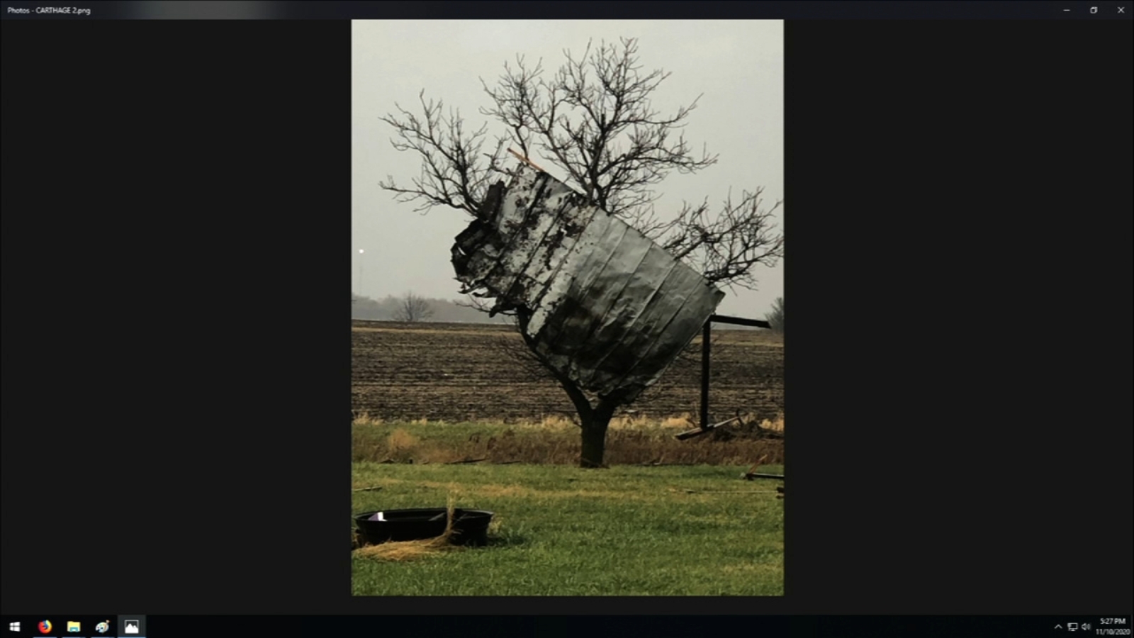 Storm damage in Carthage ABC7 Chicago