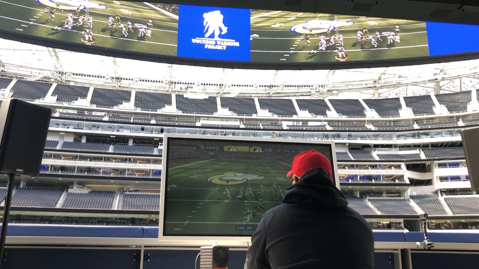 Local heroes get to compete with Rams players at SoFi Stadium - ABC7 ...