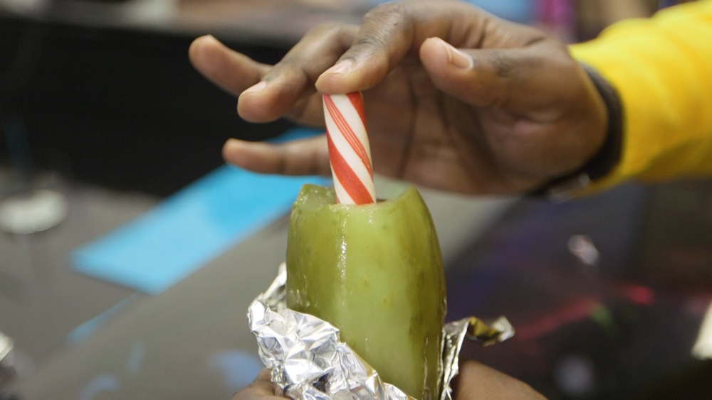 Peppermint sticks and pickles? Check out this snack shop