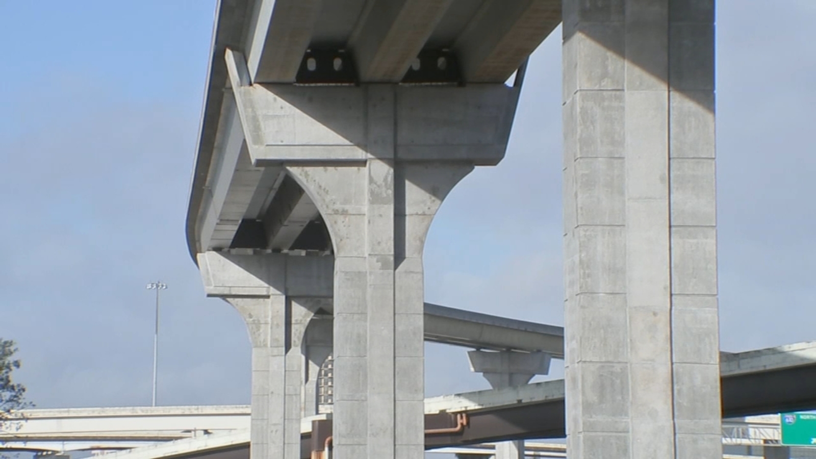 Massive flyover ramp nears completion at US59/I610 interchange