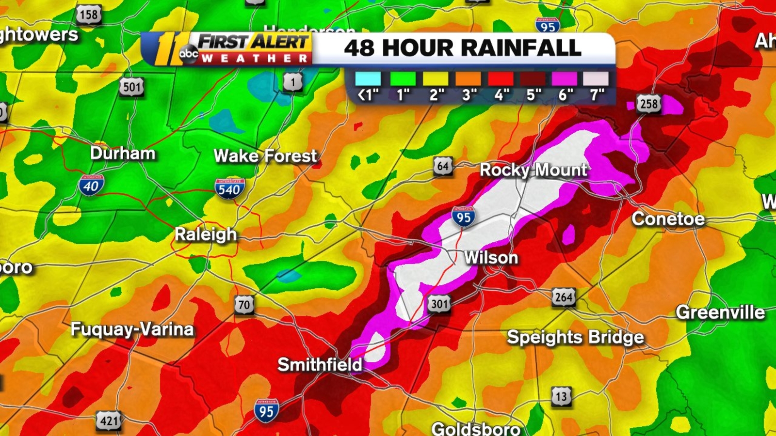 Weather Forecast for the Triangle, Raleigh, Durham, Fayetteville, Cary