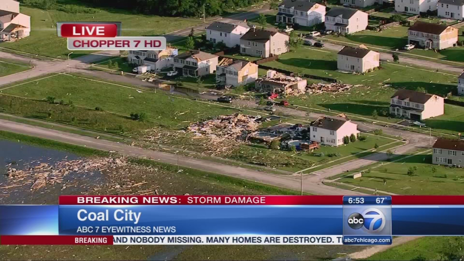 Tornado rips through Illinois' Coal City, injures 5 ABC7 Los Angeles