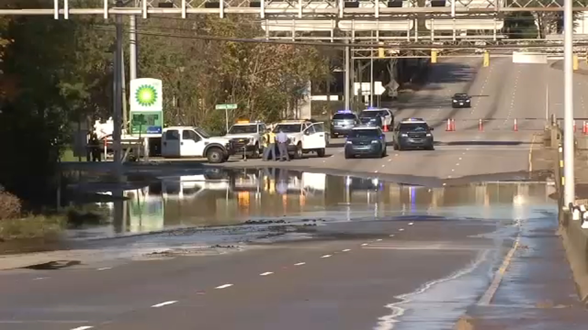 Glenwood Avenue remains closed after water main rupture