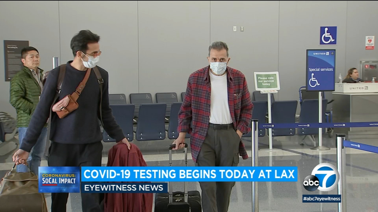 COVID-19 testing begins at LAX amid expanded testing