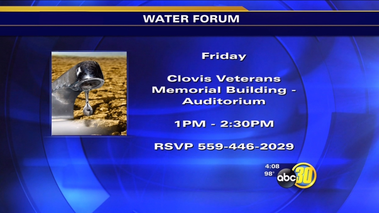 Water forum to be held at Clovis Veterans Memorial Building