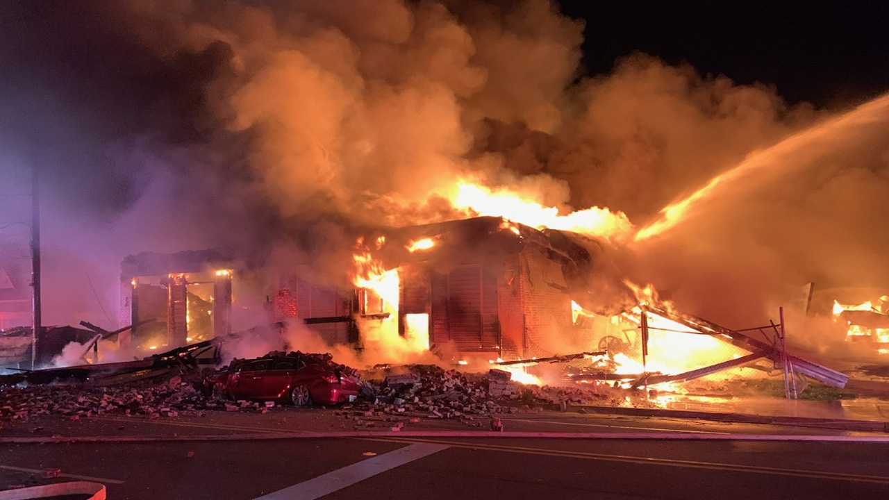 Many Princeton residents without power after fire at historic building