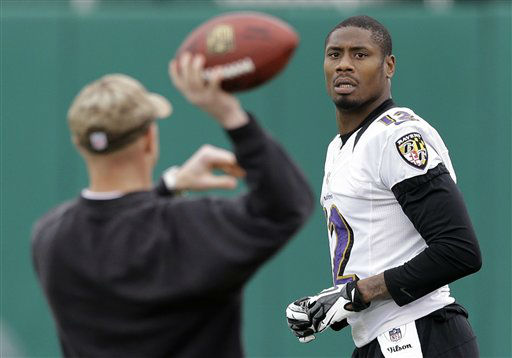 Baltimore Ravens wide receiver Jacoby Jones