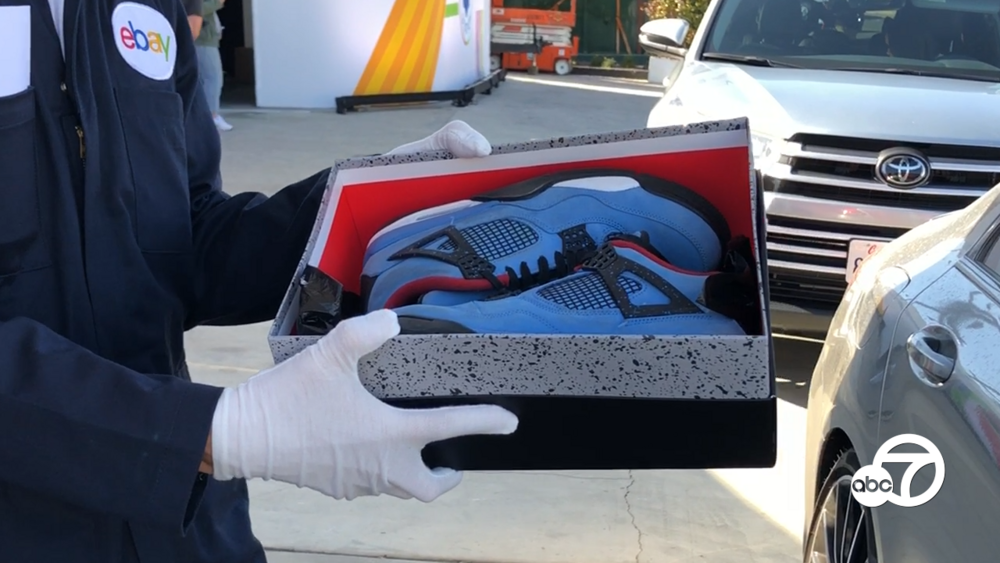 Authenticate sneakers and jewelry at eBay drive-thru