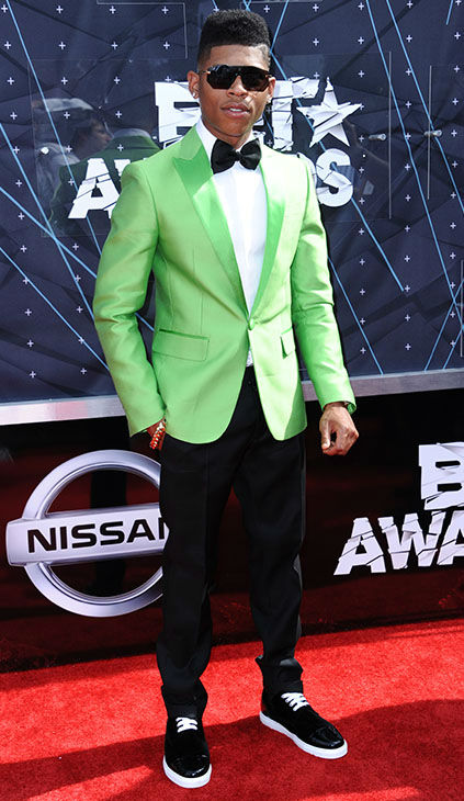 Bryshere Y. Gray arrives at the BET Awards at the Microsoft Theater on Sunday, June 28, 2015, in Los Angeles.
