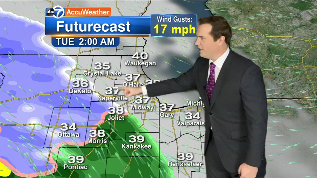 Chicago Weather 1st Measurable Snow Of Season Falls In Parts Of Area Abc7 Chicago