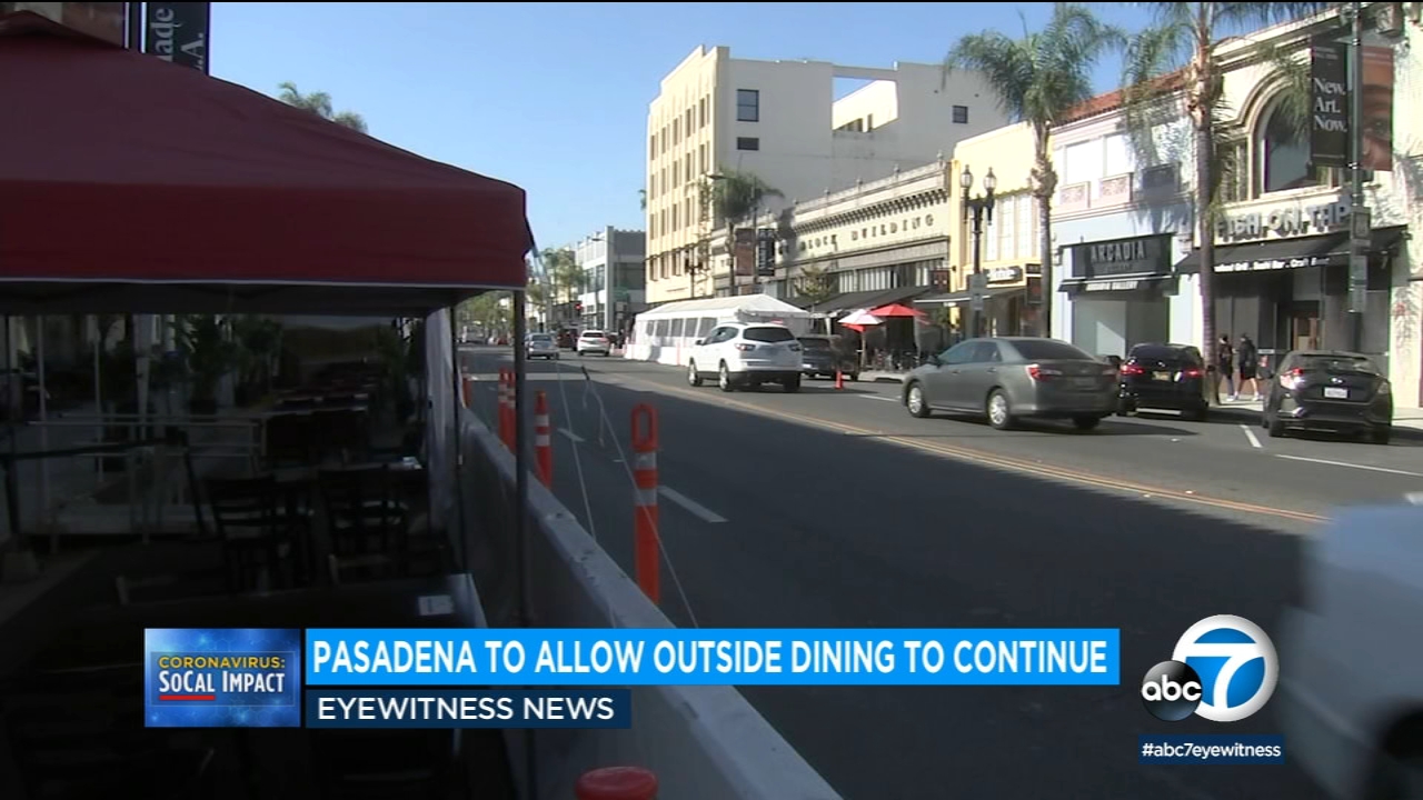 Pasadena to step up enforcement as outdoor dining continues