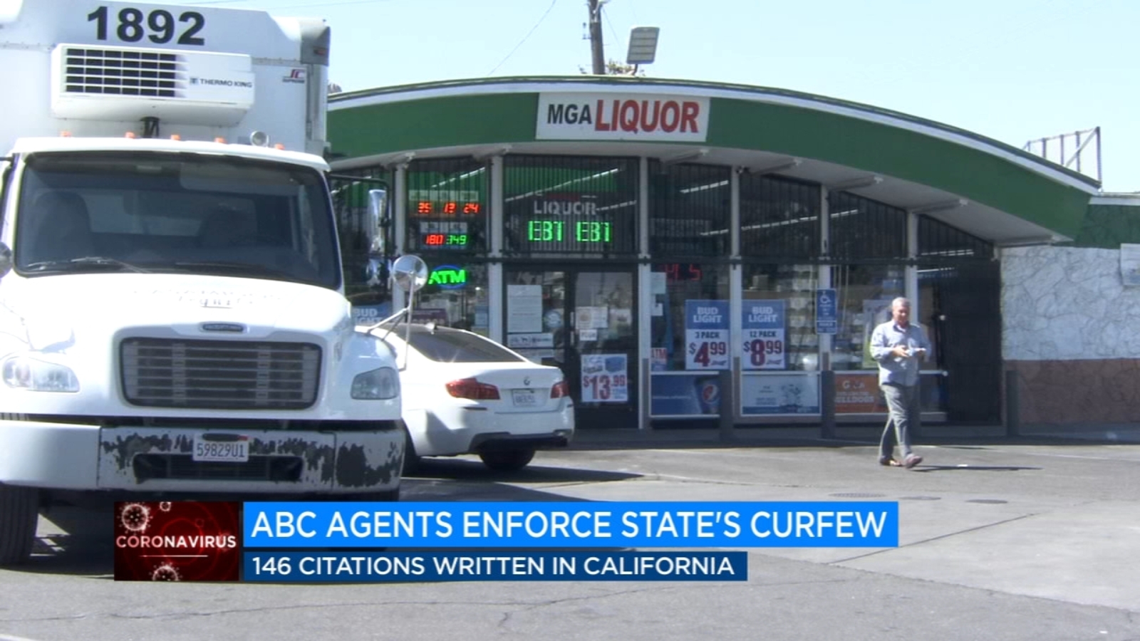 California Alcoholic Beverage Control has not yet given citations to