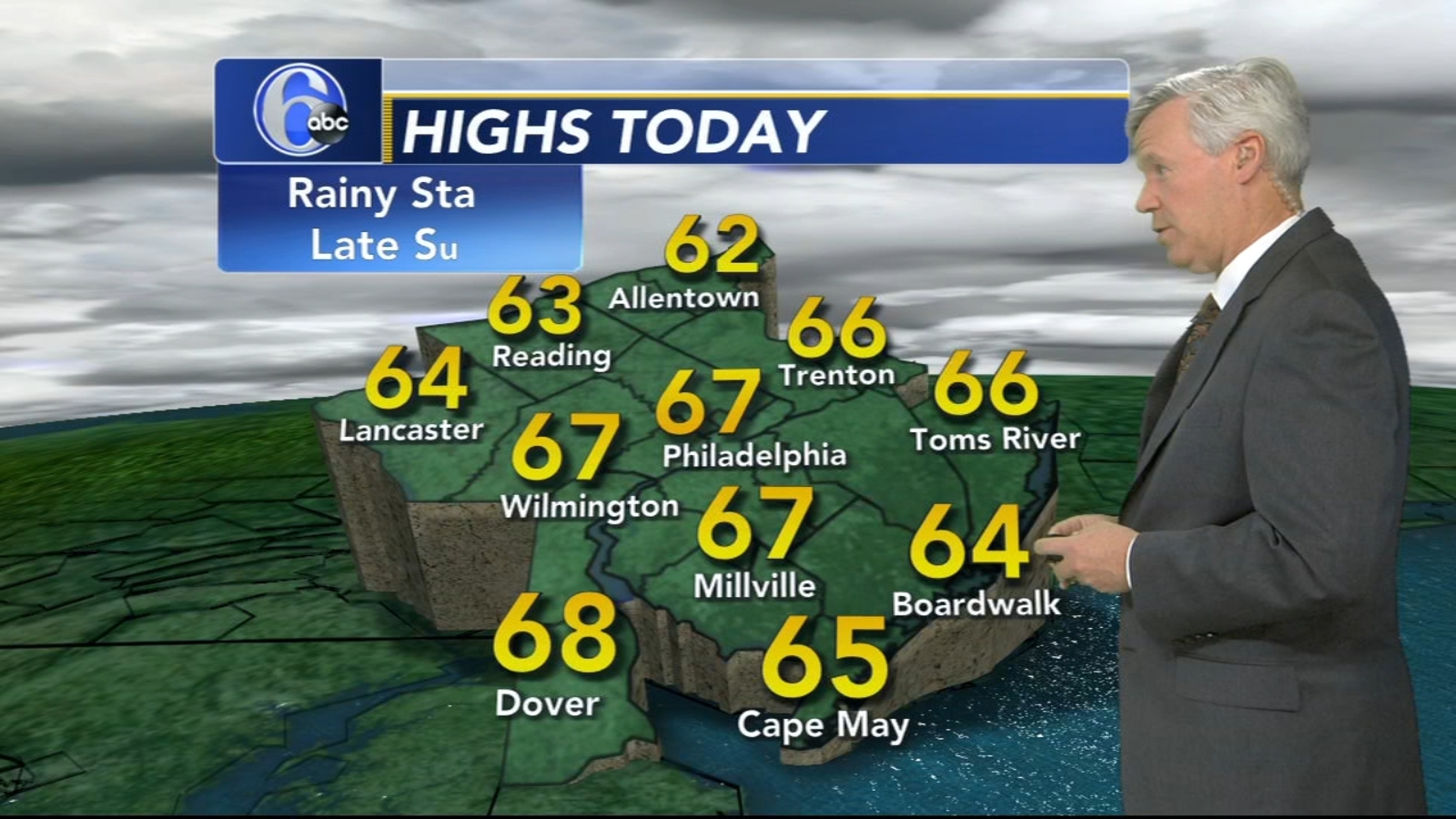 AccuWeather Sun returns this afternoon 6abc Philadelphia