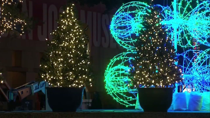 Christmas San Jose 2022 San Jose Lights Up Downtown To Give Message Of Hope On Thanksgiving - Abc7  San Francisco