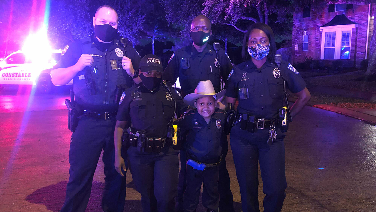 9-year-old battling cancer becomes honorary police officer