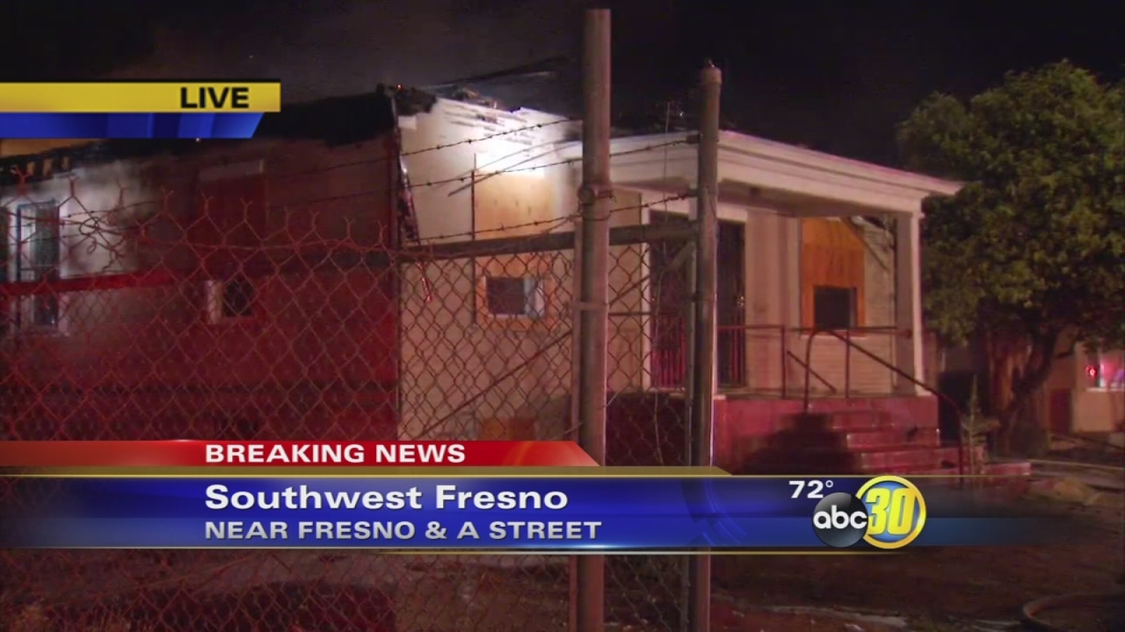 Fire Burns Home In Southwest Fresno Abc30 Fresno Fire Burns Home In Southwest Fresno Abc30 Fresno