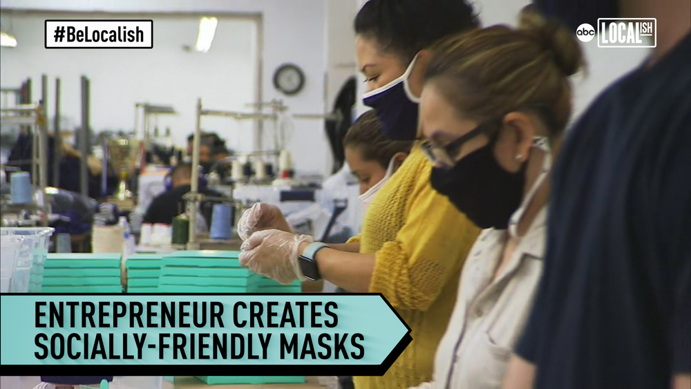 SoCal entrepreneur designs socially-friendly mask