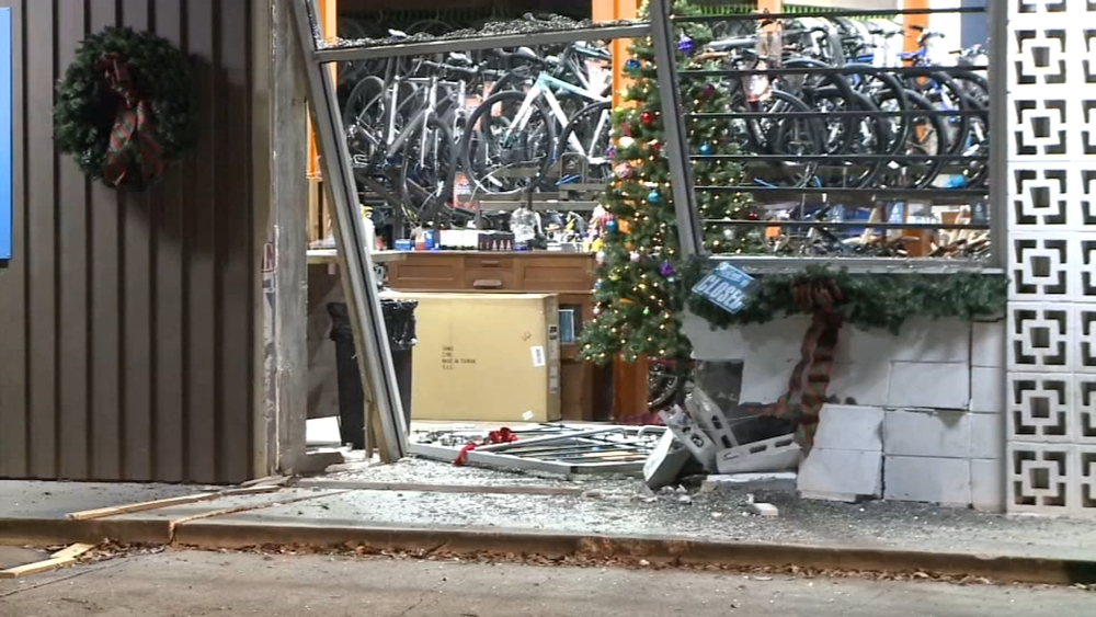 Bike shop smash-and-grab involving a U-Haul leaves store in shambles