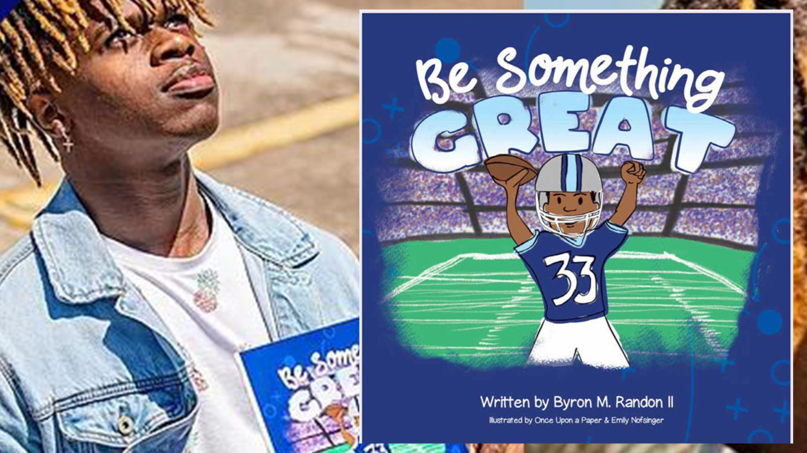 Sweeny High School football captain Byron Randon writes inspirational