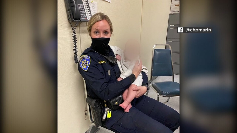 CHP, Mill Valley PD rescue baby from Highway 101 traffic