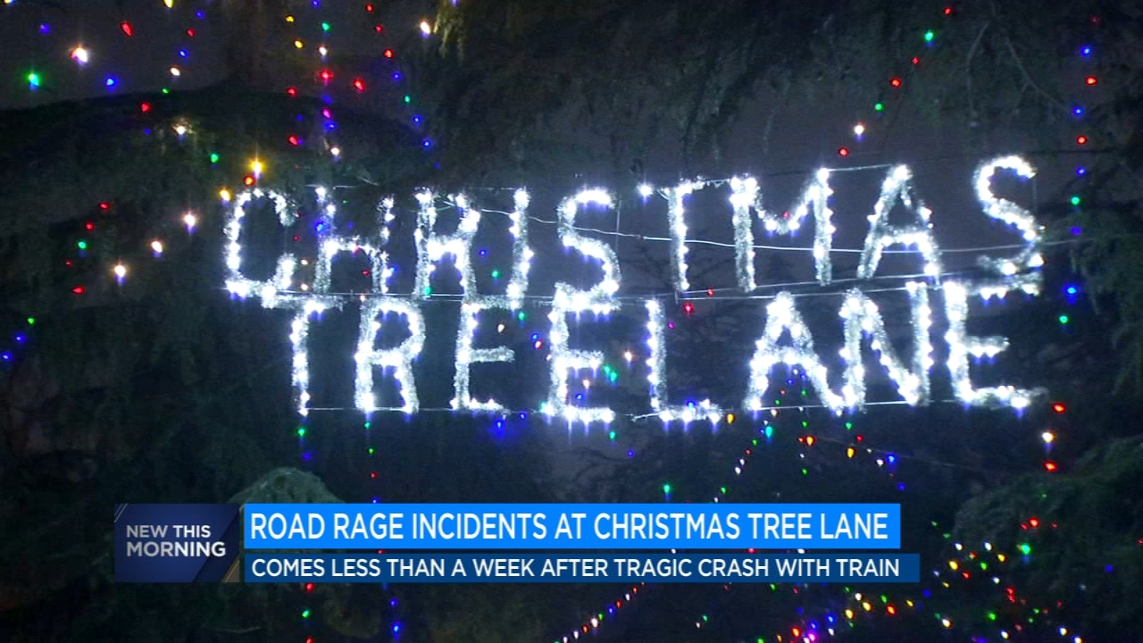 Road rage incidents force early closure of Christmas Tree Lane on Sunday
