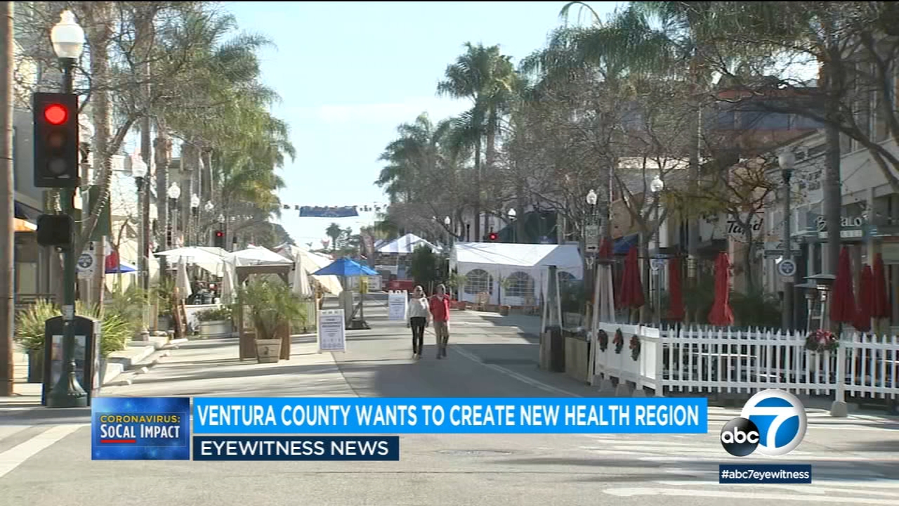 Ventura County seeks to split from SoCal stay-home region