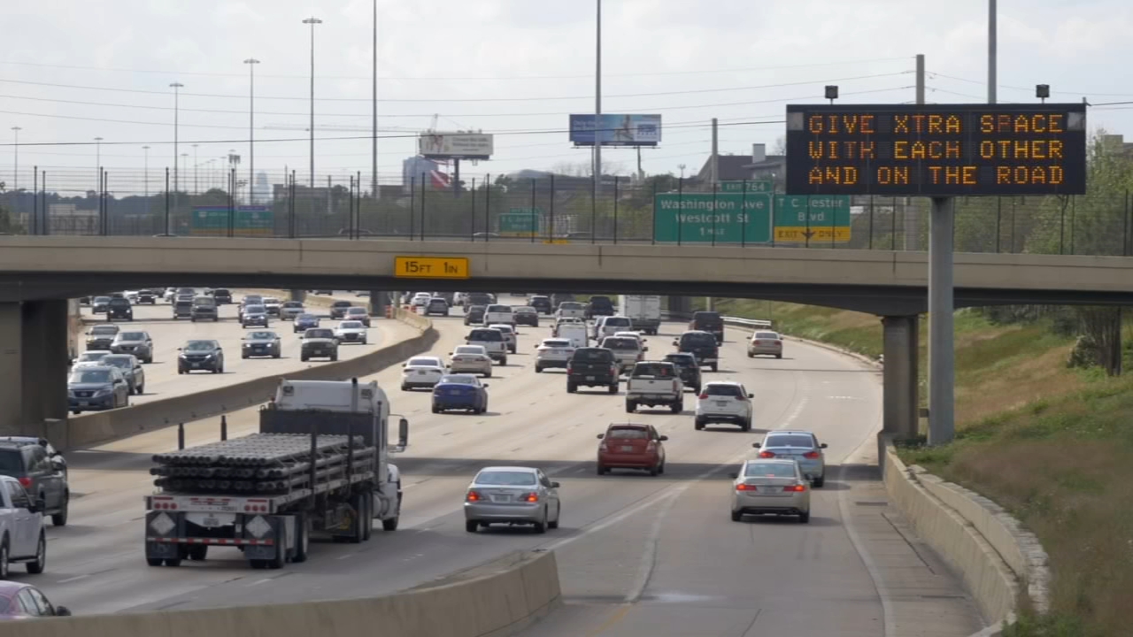 Houston traffic is increasing, but is still below 2019 levels
