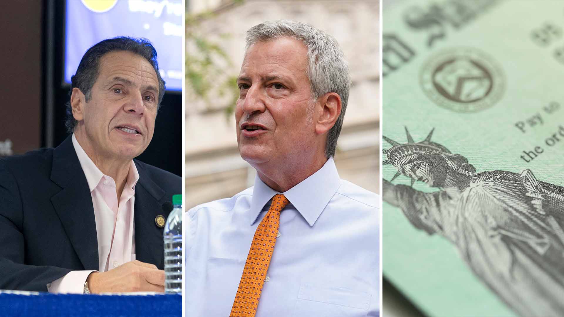 Gov. Cuomo, Mayor de Blasio urge for federal funding