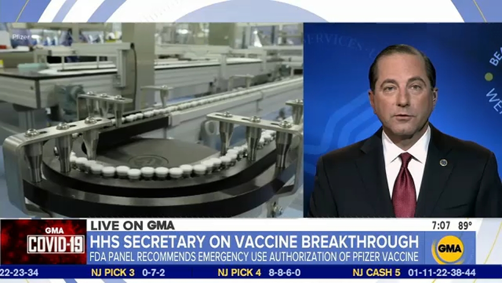 HHS Secretary Azar on vaccine breakthrough
