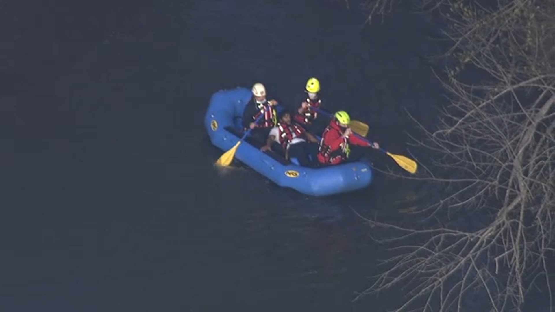 Man rescued after floating on top of truck along Neuse River